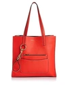 Marc Jacobs The Bold Grind Leather Pocket Tote - Red In Poppy Red