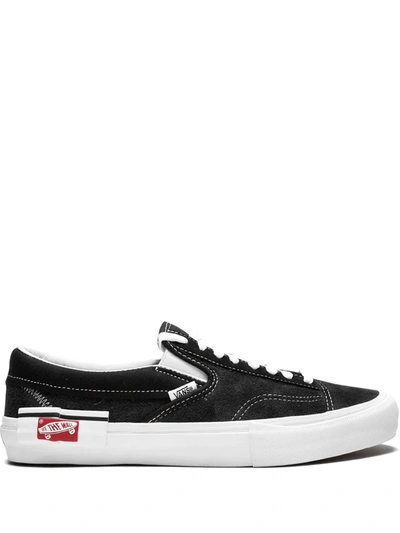 Vans Slip-on Cap Lx Sneakers In Black