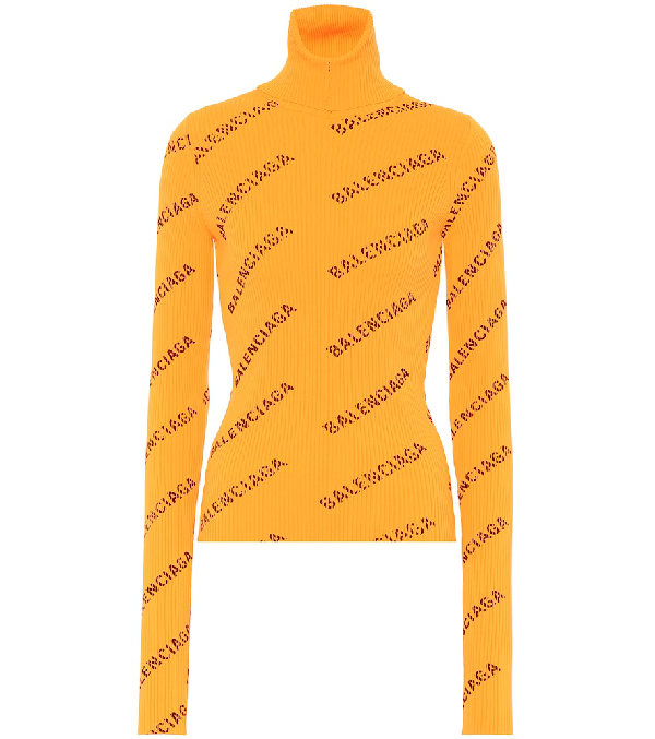 balenciaga sweater orange