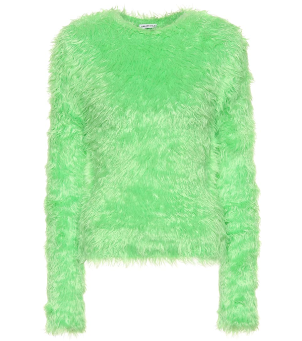 balenciaga jumper green