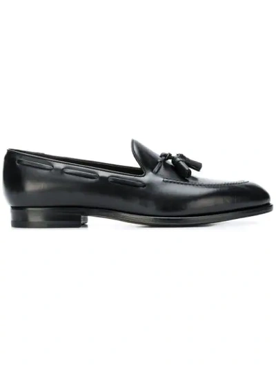 Tagliatore Classic Tassel Loafers - Black
