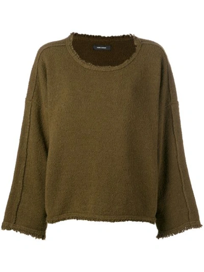 Isabel Marant Relaxed Fit Jumper In Brown