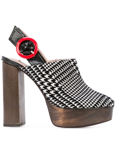 Leandra Medine Platform Mules In Black