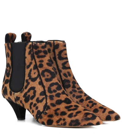Tabitha Simmons Effie Leopard-print Calf Hair Ankle Boots In Leopard Print