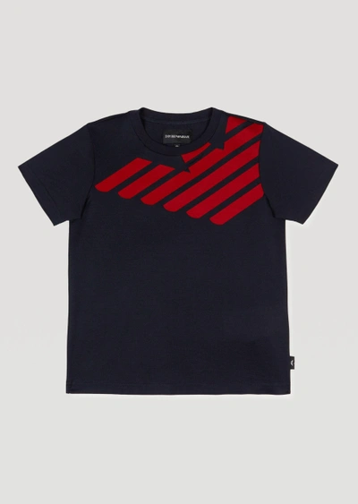 Emporio Armani T-shirts - Item 12231604 In Navy Blue