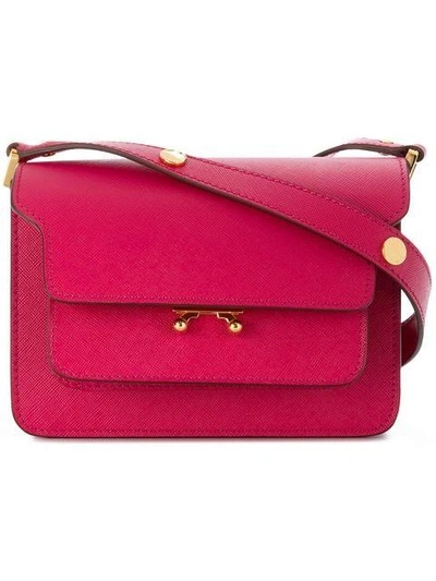 Marni Trunk Shoulder Bag - Pink In Pink & Purple