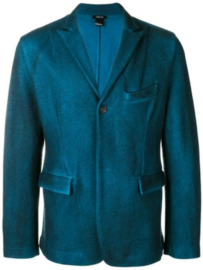 Avant Toi Fitted Jacket In Blue