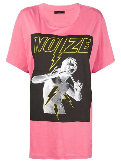Diesel T-overy T-shirt - Pink
