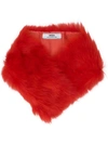 Desa 1972 Fur Stole In Red
