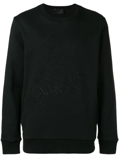 Philipp Plein Skull Logo Sweatshirt In Black