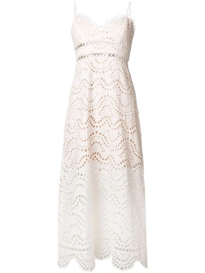 Zimmermann English Embroidery Dress - White