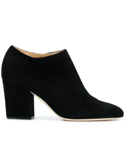 Sergio Rossi Low Cut Ankle Boots In Black