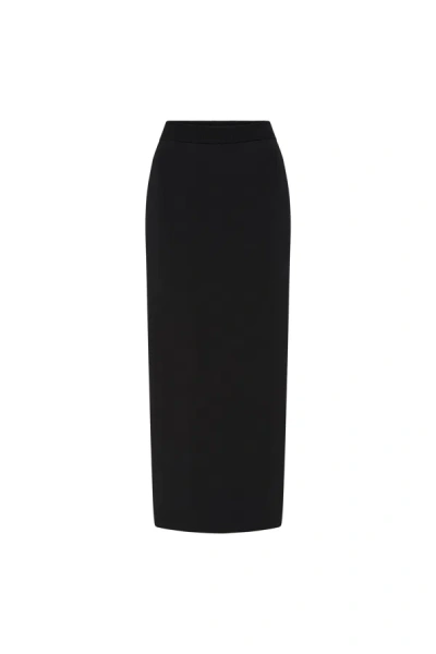 Rebecca Vallance Miriam Knit Skirt In Black