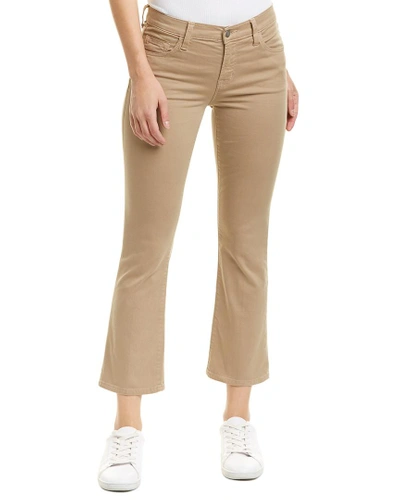 J Brand Selena Parchment Crop In Beige