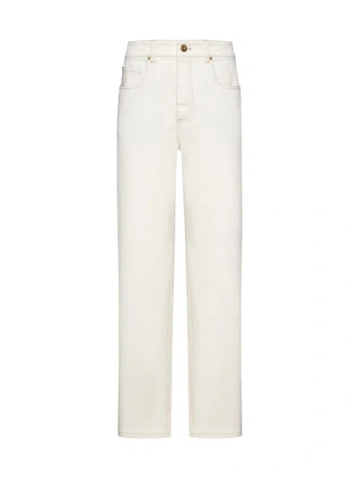 Brunello Cucinelli Jeans In Ivory