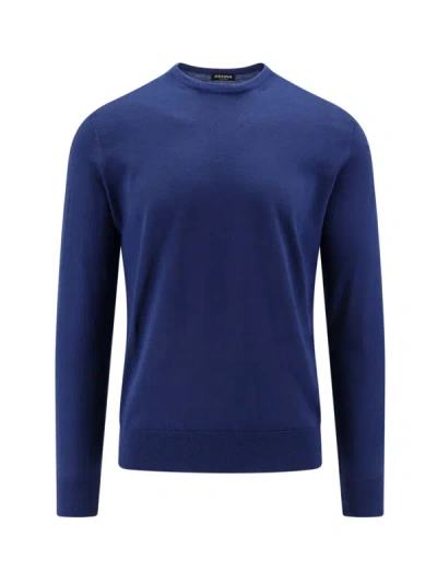 Zegna Sweater In Blue