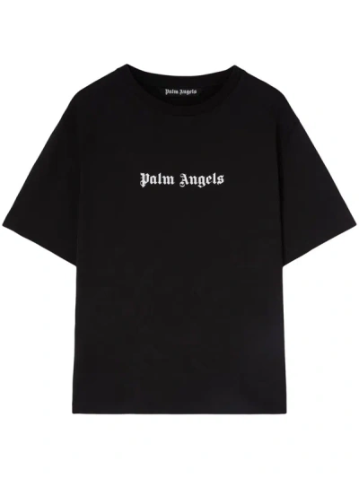 Palm Angels T-shirt With Print In Black
