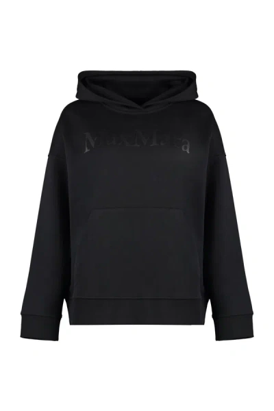 's Max Mara Palmira Hooded Sweatshirt In Black