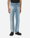 Random Identities Back Cut Denim Pants In Blue