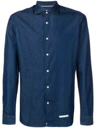 Tintoria Mattei Plain Shirt In Blue