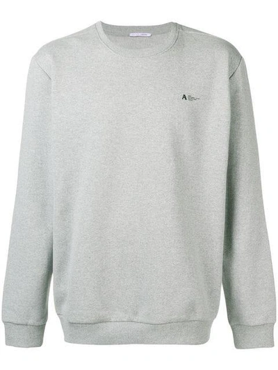 Alyx Recycled Cotton-blend Sweatshirt In Grey