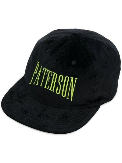 Paterson . Embroidered Logo Cap - Black