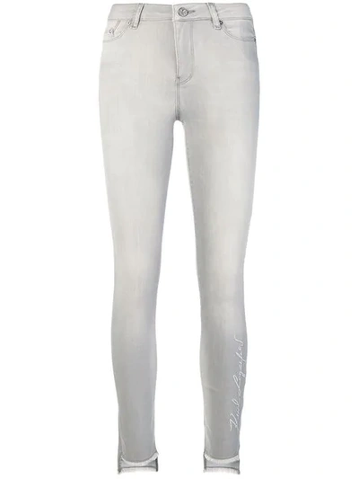 Karl Lagerfeld Skinny Jeans In Grey