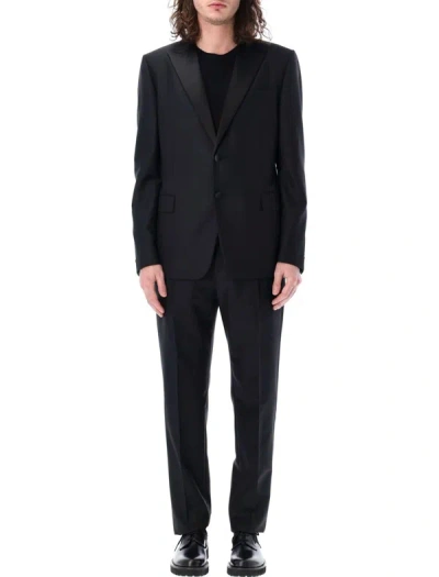 Valentino Garavani Smoking Suit In Black