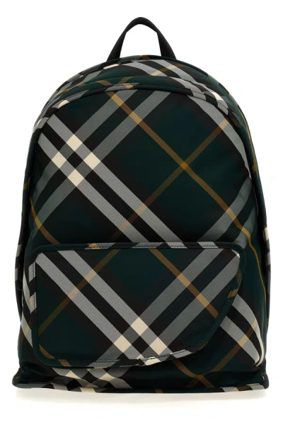 Burberry Men 'shield' Backpack In Green