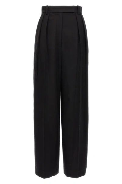 Khaite Ny The Cessie Trousers In Black