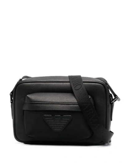 Emporio Armani Man`s Crossbody In Black