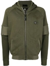 Philipp Plein Jogging Jacket In Green