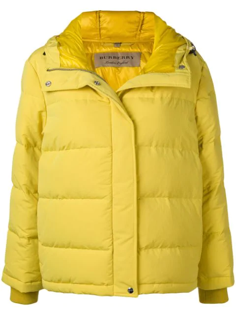 burberry yellow puffer jacket
