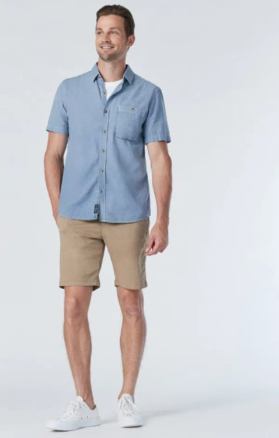 Mavi Simon Shorts In Khaki Twill