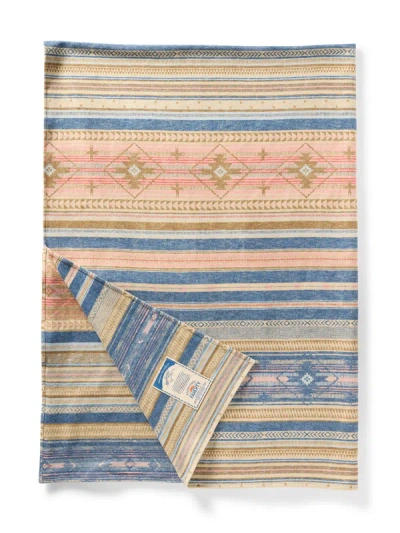 Faherty Doug Good Feather Adirondack Blanket In Multi