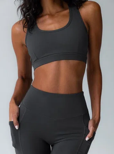 Princess Polly Active Energised Activewear Top In Gray