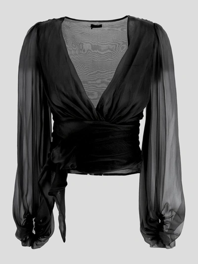 Elisabetta Franchi Shirts In Black