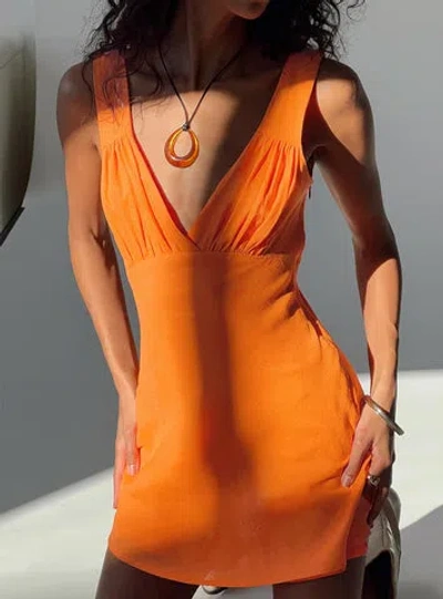 Princess Polly Lisha Mini Dress In Orange