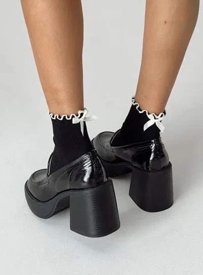 Princess Polly Lanter Socks Black / Cream