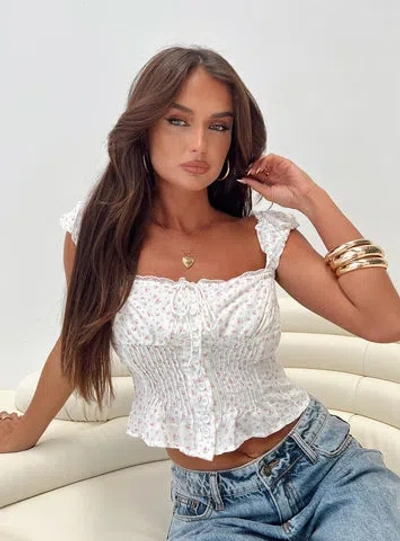 Princess Polly Rinza Top In White