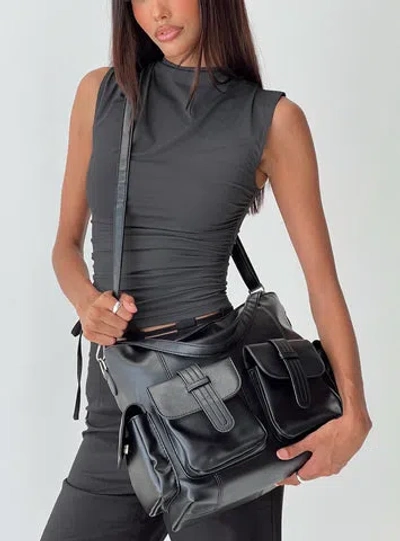 Princess Polly Pave The Way Bag In Black