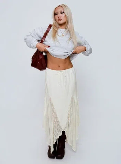Princess Polly Madame Lace Maxi Skirt In White