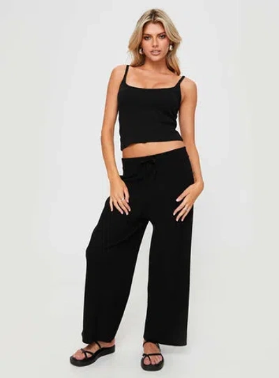 Princess Polly Talanie Knit Pants In Black