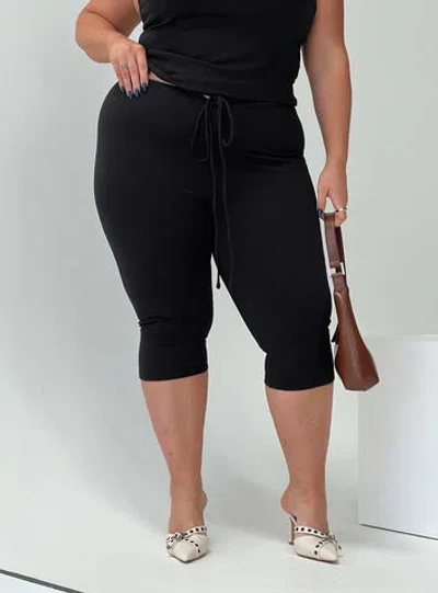 Princess Polly Lower Impact Gisella Pants In Black