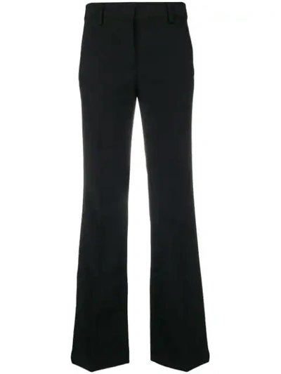 Dondup Marion Wide-leg Trousers In Black