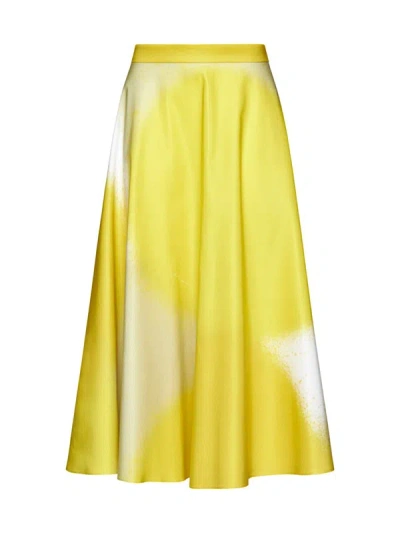 Gianluca Capannolo Skirt In Yellow Shadows