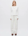 Re/done Beach Pant In Vintage White