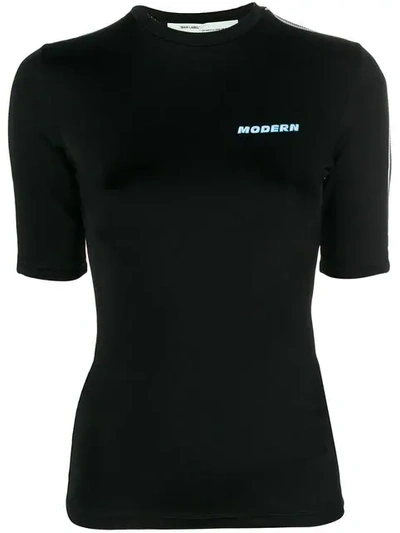 Off-white Couture Black Viscose T-shirt