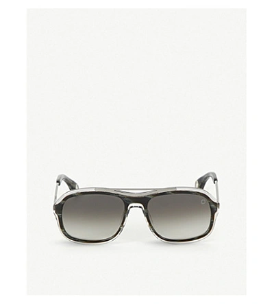 Blake Kuwahara Niemeyer Acetate Sunglasses In Black Black