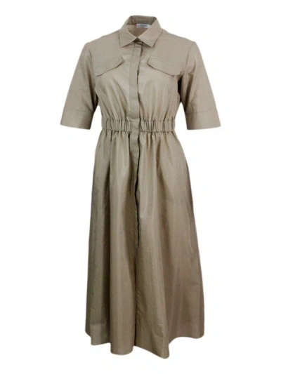 Barba Napoli Dresses In Beige